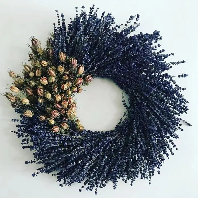 High Quality 80g/bundle Customized Bouquet Blue Dried Lavender Flowers