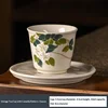 Tea cup [camellia] + coaster