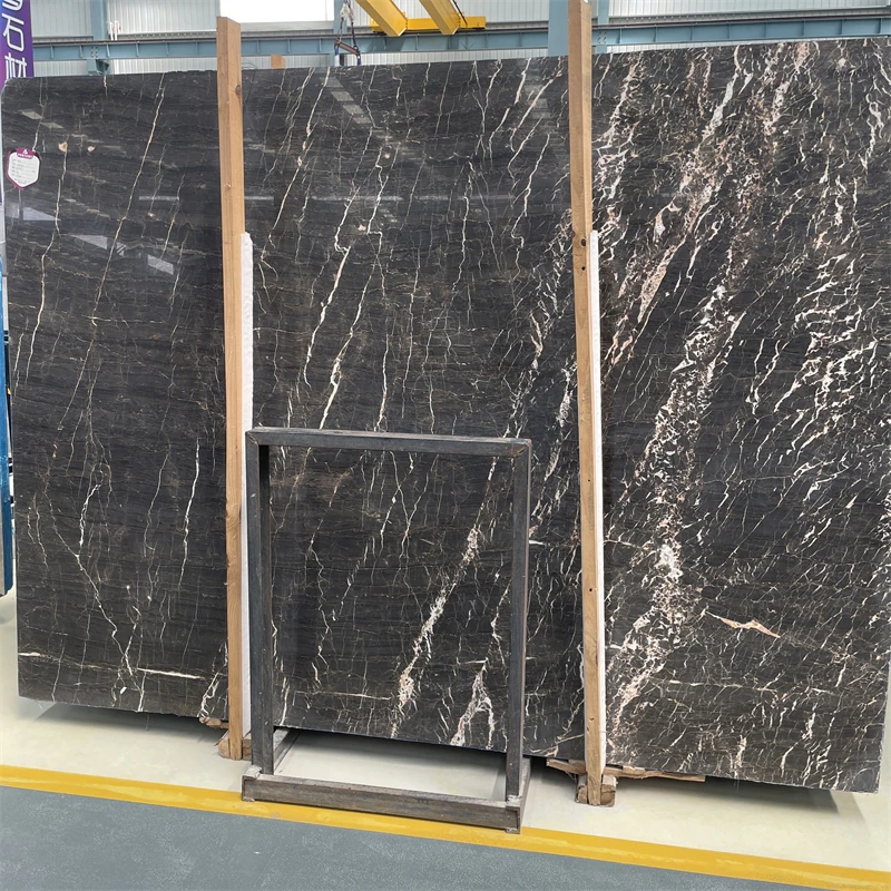 product natural european network marble slab for interior wall decor brown marble tiles for home floor design-2