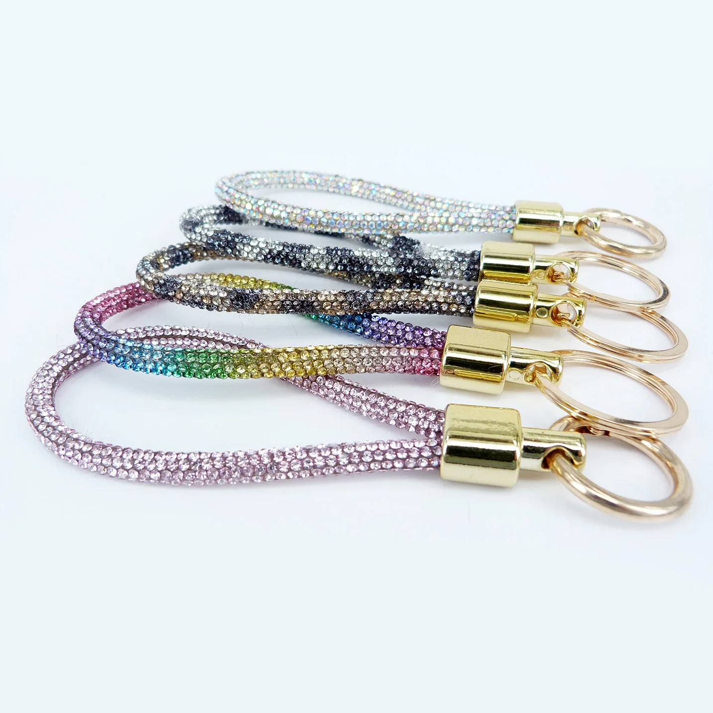Unisex DIY PU Leather Braided Keychain Woven Rope Pendant Key Ring For Car Bag – Buy The Best Products In The Online Store - Foto 11