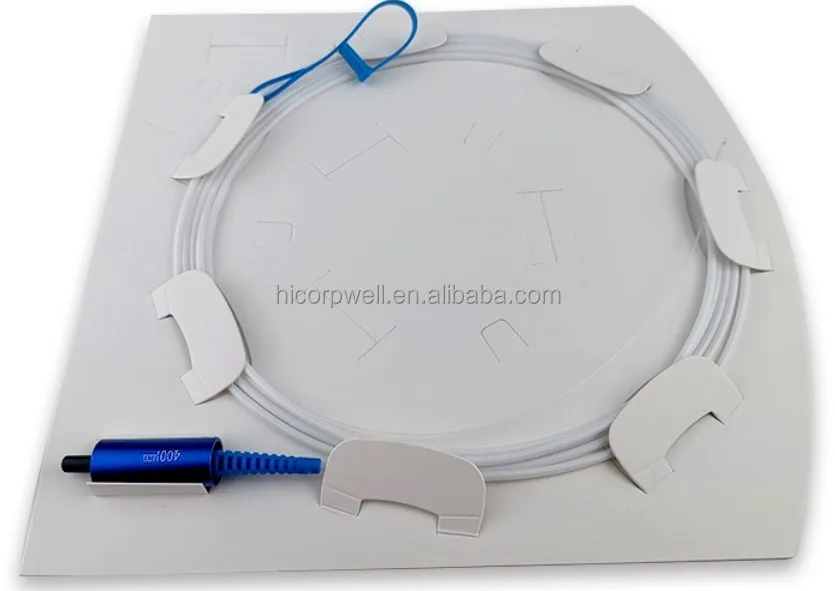 UV Single Mode Transparent Single Core  Fiber 50um OD  125um Transmission of Ultraviolet Light Fiber