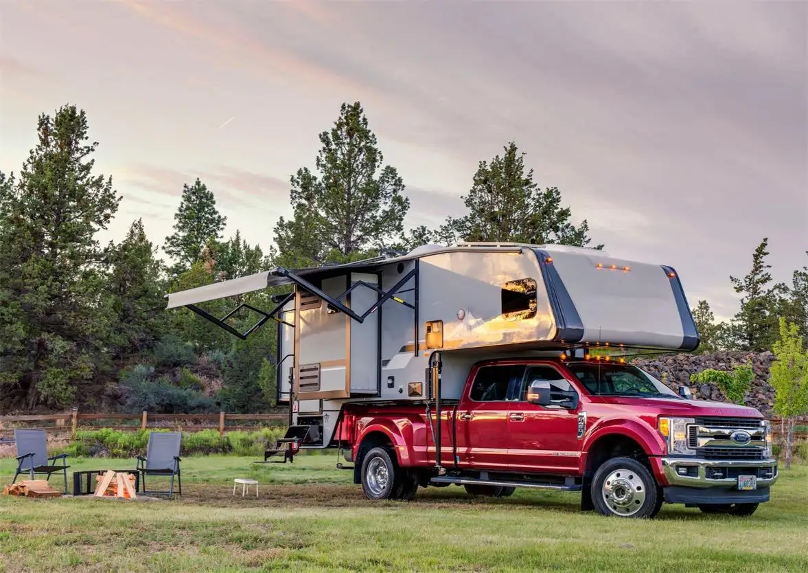 Ecocampor Short Bed Cabover Bigfoot Short Bed Slide in Truck Box Camper ...