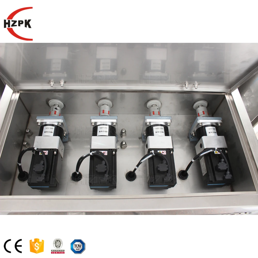 HZPK Rotor Pump Lobe High Viscosity Thick Sauce Paste Lotion Automatic Liquid Filling Machine 500 ml