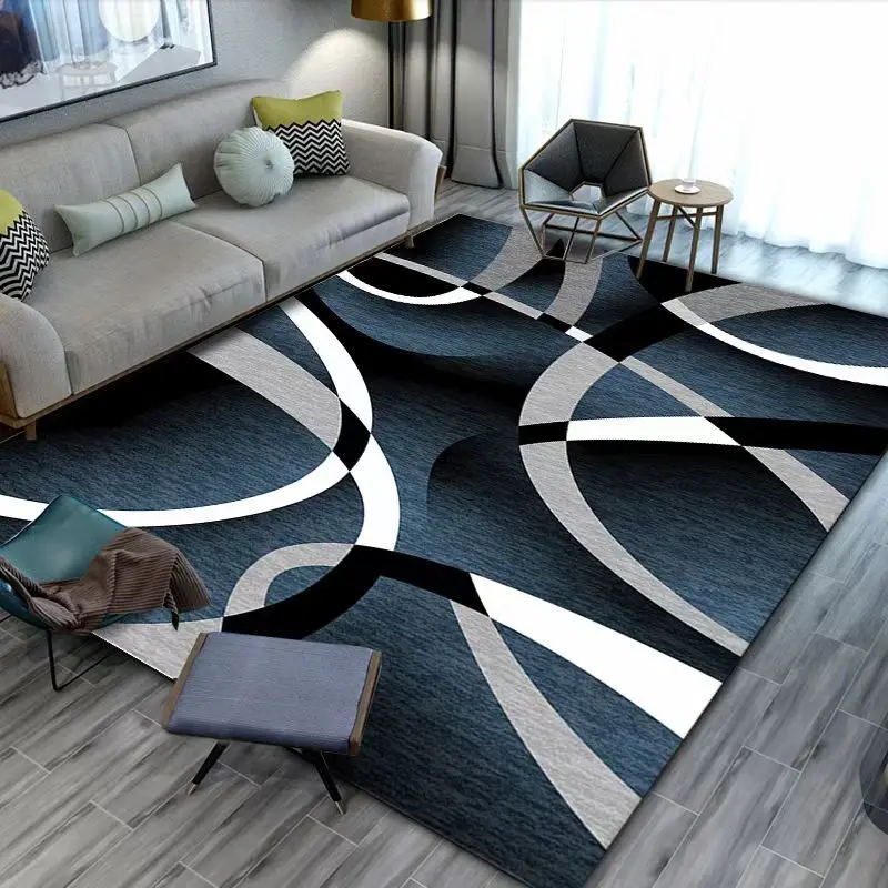 Geometric Modern Carpets For Living Room Home Nordic Carpet Bedroom Bedside Blanket Area Rug main image 1