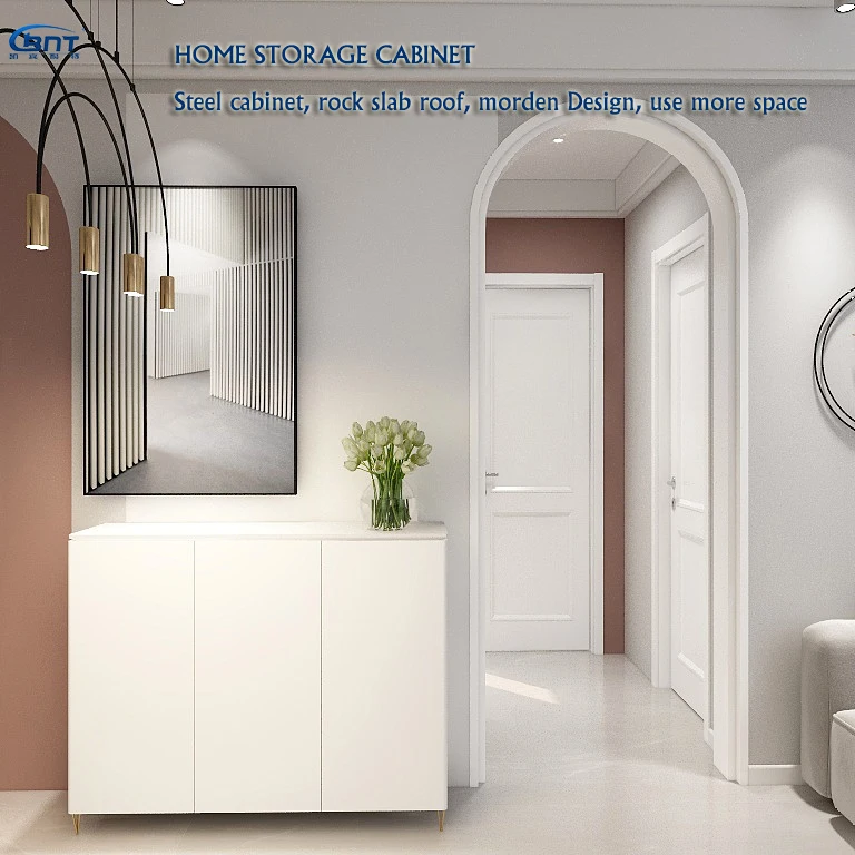Big Capacity Bedroom Metal Shoe Storage Cabinet Assembly Required