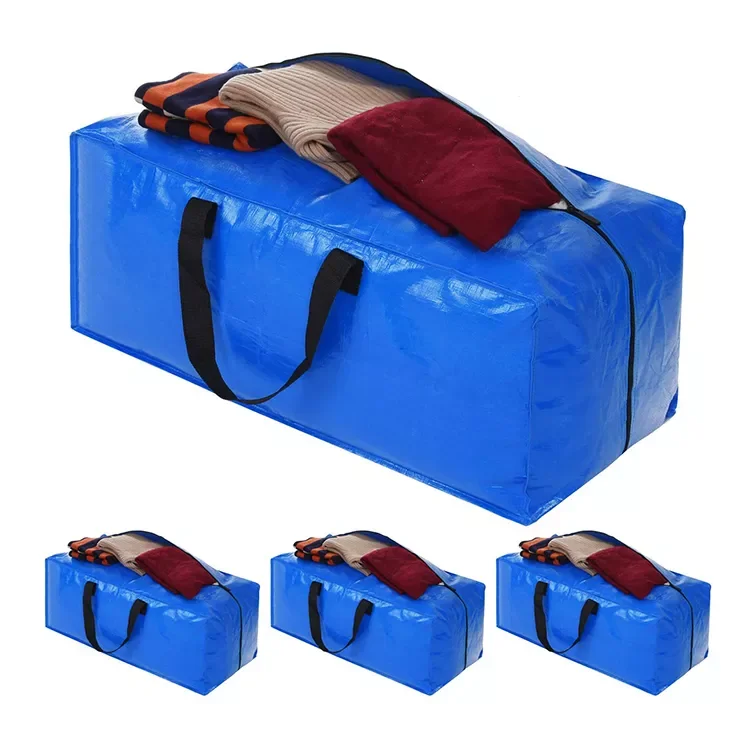 Bulk PVC Strong Zipper Closure 500g Pvc Coated Tarpaulin for Moving Bags Luggage Bag Storage Bags