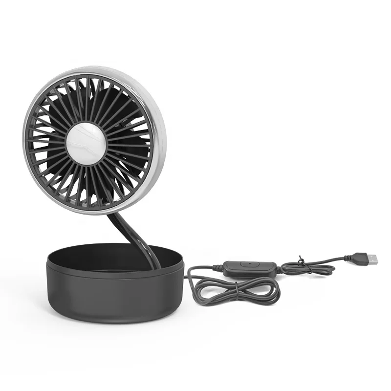 2023 portable mini fan desktop work office brushless motor low noise bendable hose CE F302A other fans