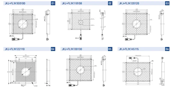 product backlighting source suitable for object contour detection and size detection676-10