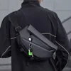 New messenger bag chest bag-black-ordinary buckle
