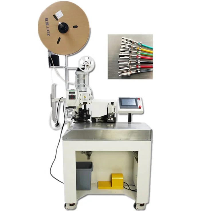 
 WL-H210 полностью автоматический кабельный провод зачистки и обжима терминалов машина  