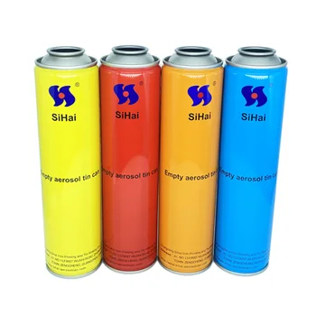 Colorful Customized Can Height Necked in Type Empty Metal Tin Aerosol Cans  for  Spray Paint Can Packing