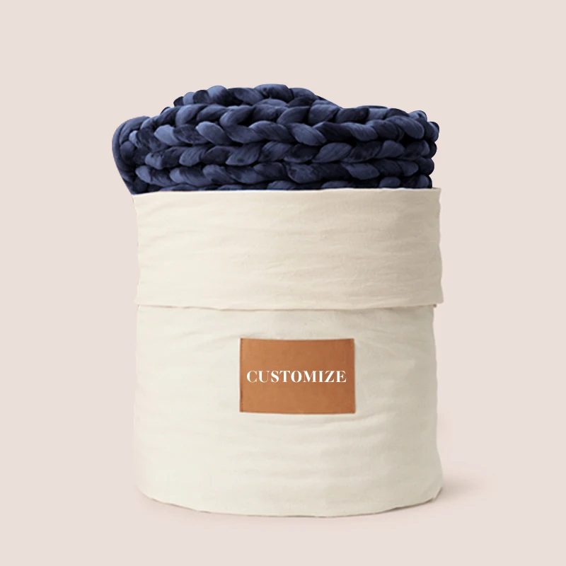 Nonshedding Warm Custom Hand No Filler Hand Chunky Velvet Weighted