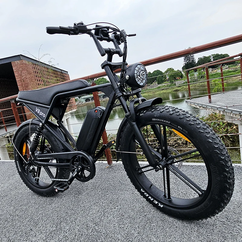 OUXI V8 PRO 24inch Electric Fat Bike - 48v 15ah Battery