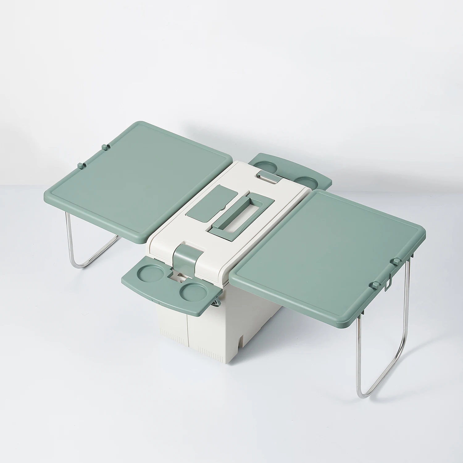 Factory OEM 17L Foldable Table Multifunction Picnic Camping Cooler Box With Table