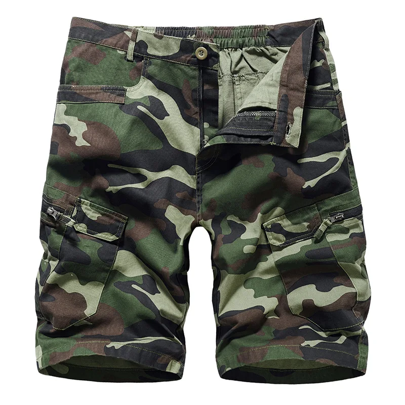 Tactical Casual Short Jeans Camouflage Men's S Men Short Pants Camo Multi Color Canvas Fabric Print Pattern Board692_voghion.com