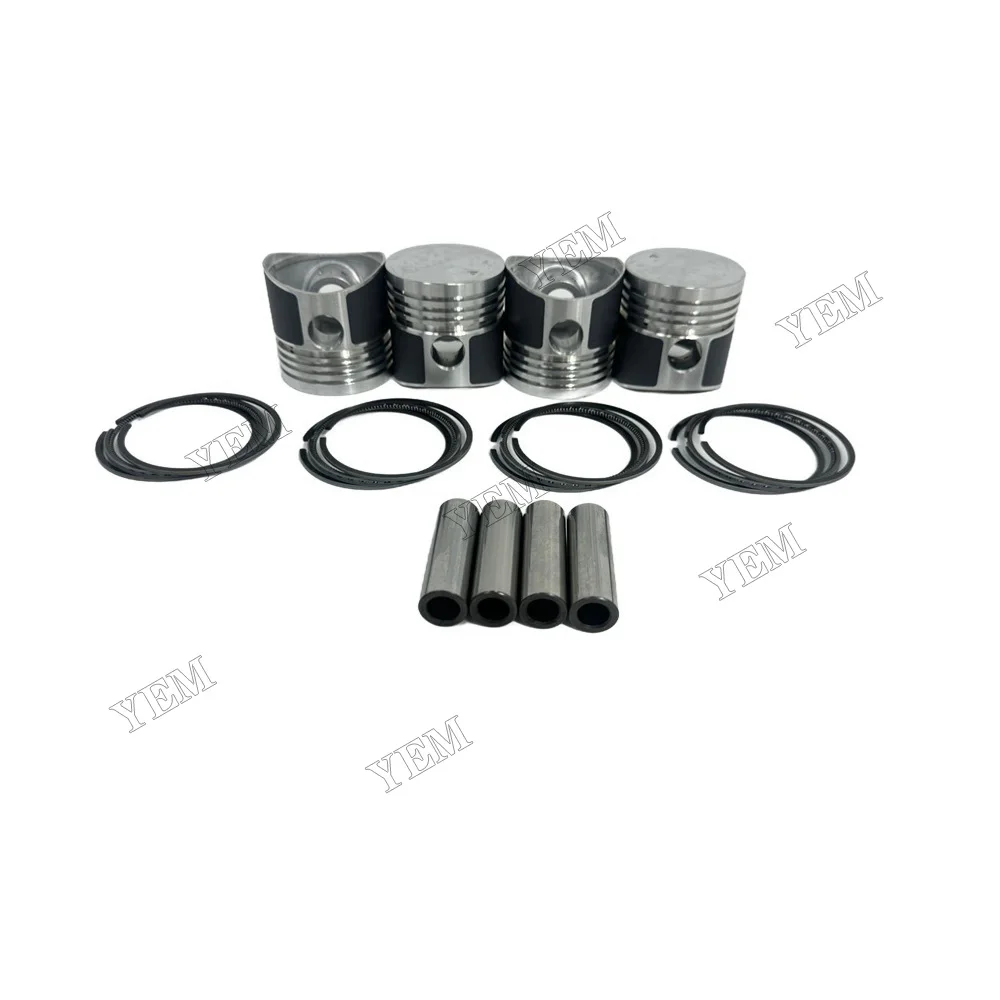 For Mitsubishi K4B Piston and Piston Ring Kits Agriculturals Heavy Equipment Engine Parts