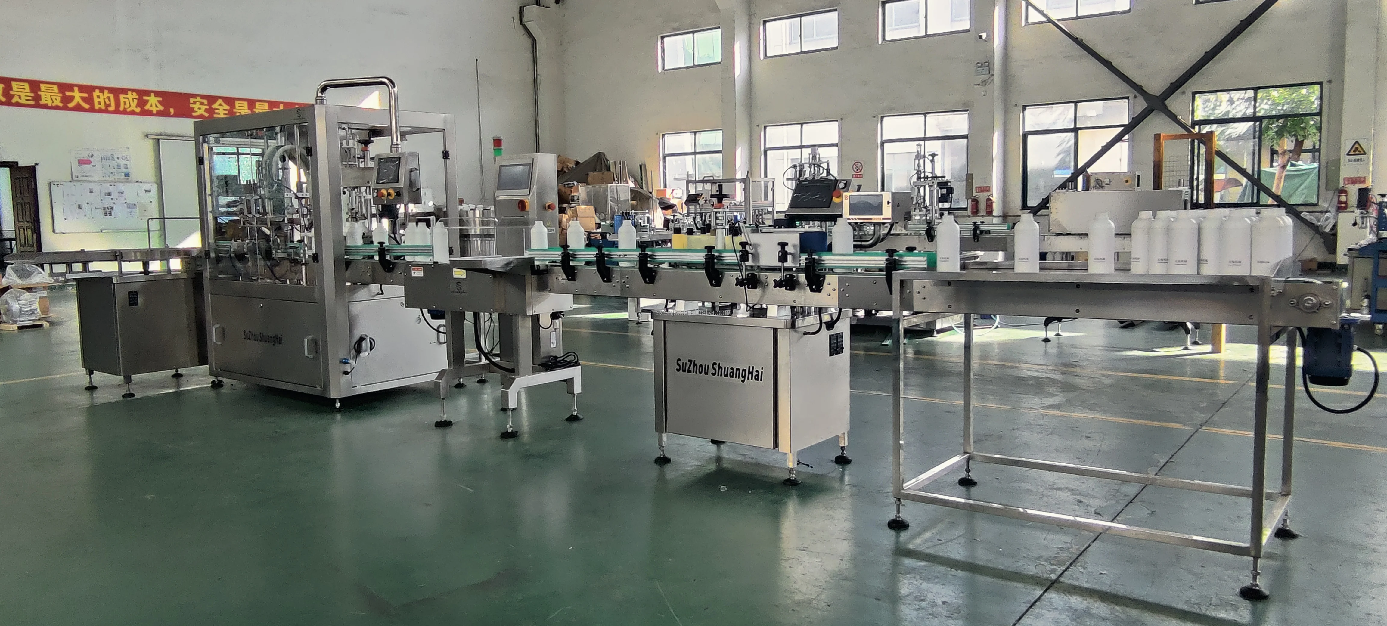 Fully Automatic 100-500ml PET Plastic Bottle Concentrated Flavor High Viscosity Liquid Filling and Capping Machine manufacture