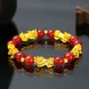 9 red 8mm bead bracelet