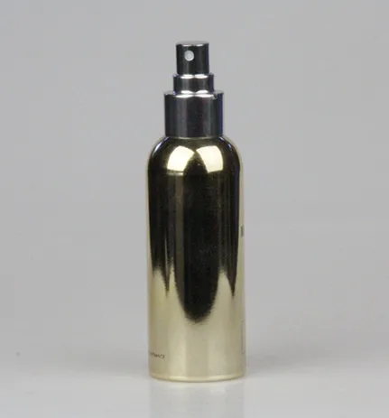 Luxury 20ml 30ml 50ml 100ml Shiny UV Coating Perfume Cosmetic Aluminium Bottles Can Be Silk Printing