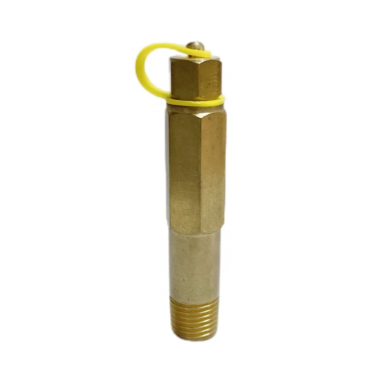 Pressure & Temperature Brass Test Plug Extended Lagg 1/4" Npt Buy Extended Lagg Brass Test