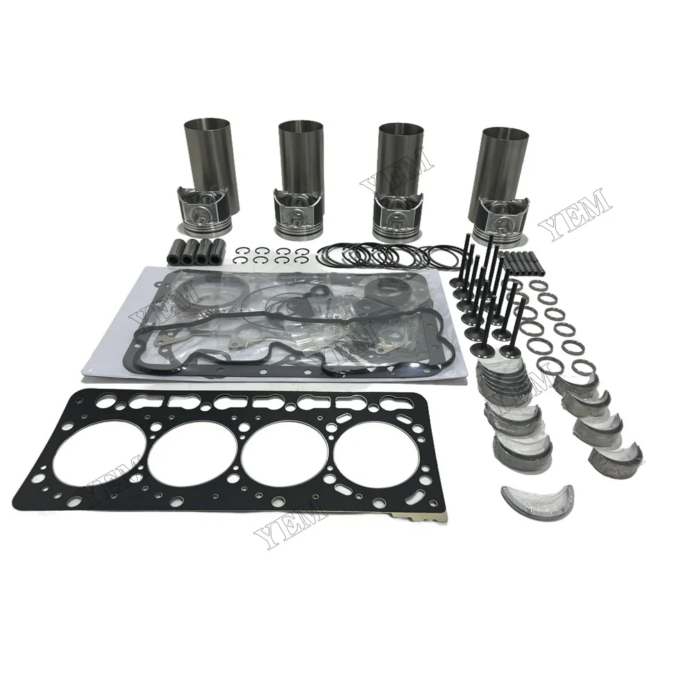 V3600 Overhaul Kit Engine Replacement Parts for Kubota V3600 V3600-T V3600-E3B Engine Rebuild Kit Thomas T-320 T-255 T-250