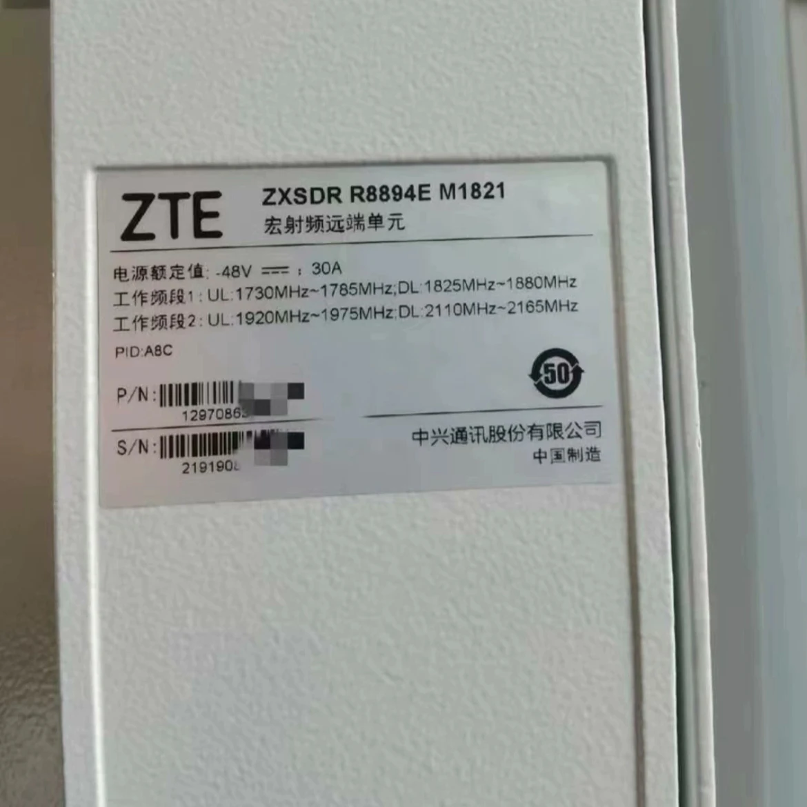Unidad de RF Remota para Estación Base Distribuida Zte Rru 5g