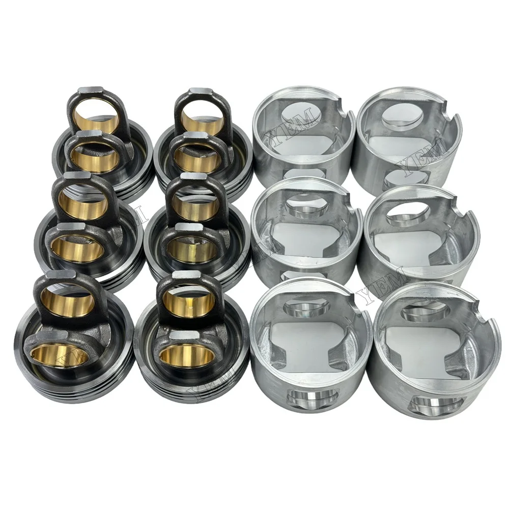 Piston Crowm & Piston Skirt 324-7380 197-9297 Fit for Caterpillar C9 Engine 3