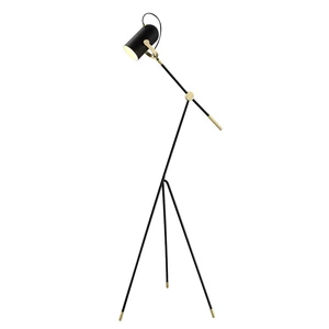 Spotlight Tripod Floor Lamp with Metal Shade