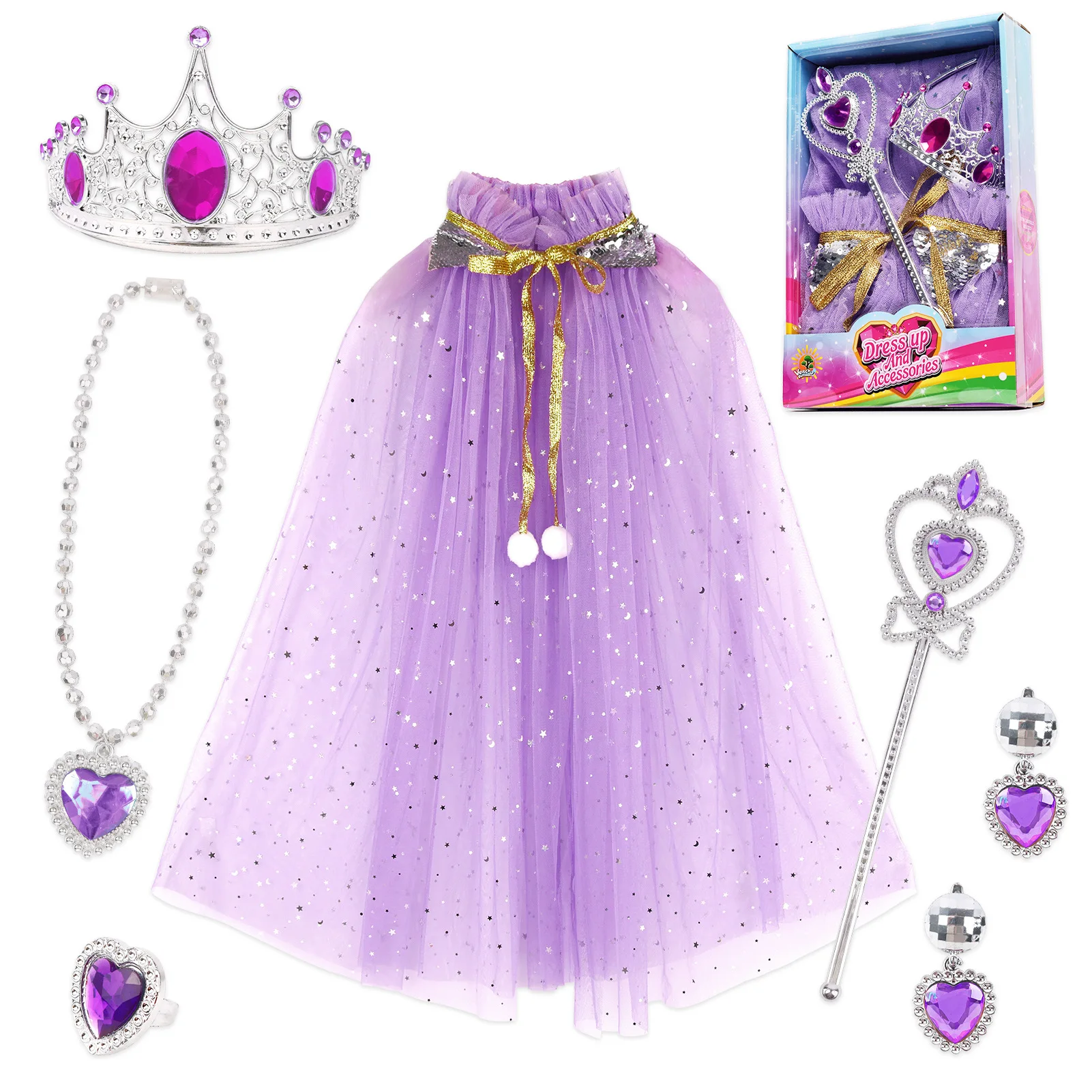 Girls' Princess Dress-up Gift Set