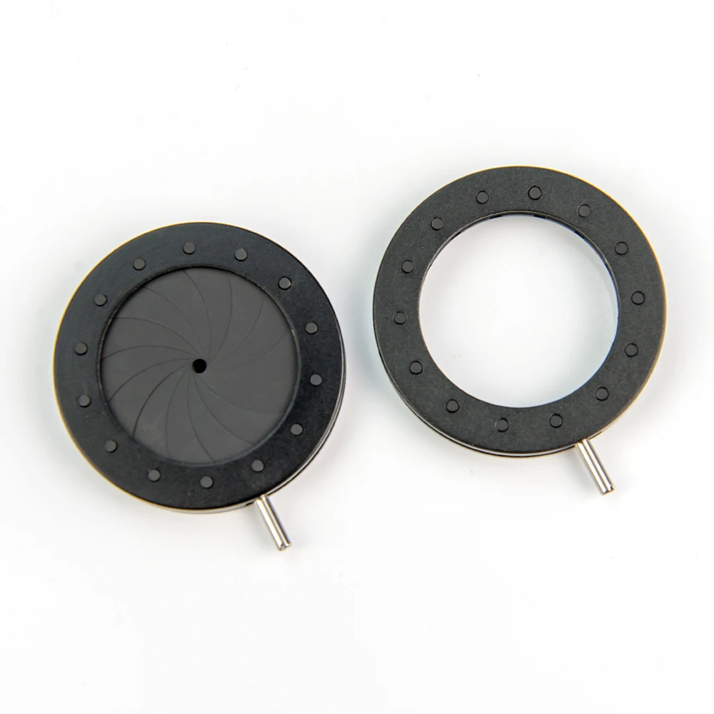1.5-25mm Mechanical Iris Aperture Diaphragm Microscope Camera Condenser Parts - Foto 8