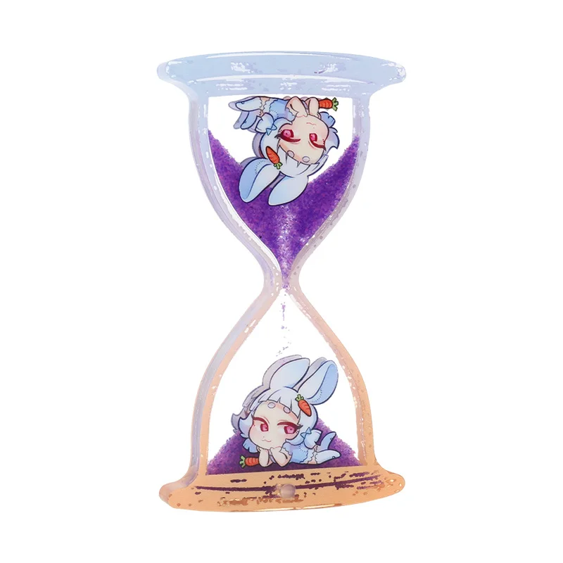 Vograce Custom Floating Quicksand Liquid Oil Floating Shaker Acrylic Keychain