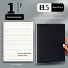 บัตรสีดำ B5 ลายเส้นแนวนอน (60 ใบ/เล่ม)