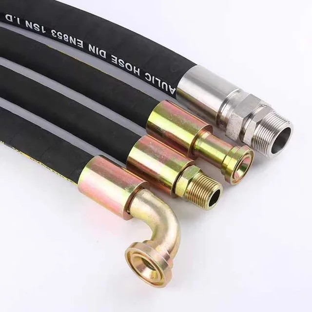 Wire wound hoseBlack Wire Wound Hose Synthetic RubberCustom Cutting Service Available