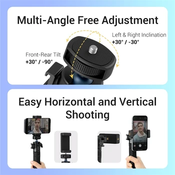 SmallRig Vigor Black Vlog Kit Compact and Stretchable with Tripod Grip Selfie Stick Mode for Multiple Scenarios 3827 detail image