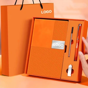 Custom A5 Vintage Leather Journal Notebook Thermal Binding Hardcover Planner for Promotions