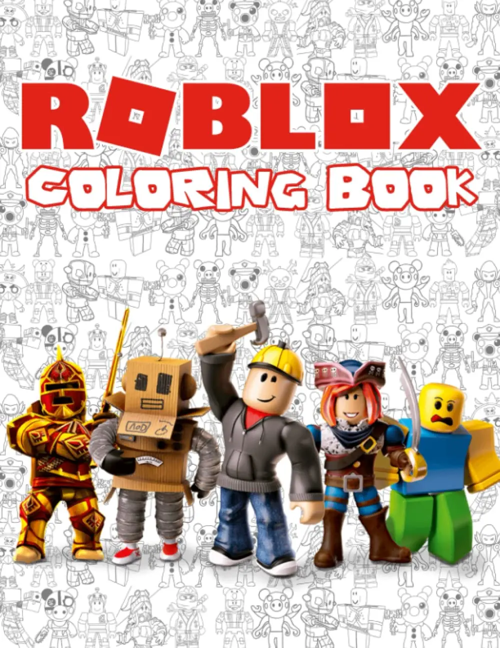 Livro para pintar roblox  Compre Produtos Personalizados no Elo7