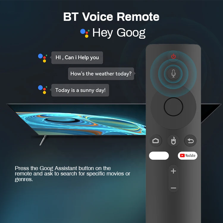 New Mi U8 TV Stick BT Voice Remote Dual Wifi HDR Android 10 TV Box 4K Quad Core Set-top Box Fire Tv Stick Q6 With Magistv