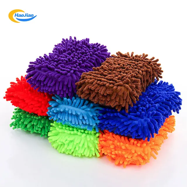 Ultimate Car Wash Mitt Premium Chenille Microfiber Wash Sponge Wash Towel Lint Free Scratch Free