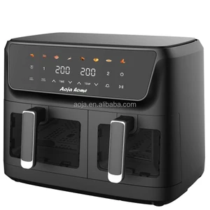 2026 New 9L Dual 10 Liter Twin Basket Smart Freidora De Aire 10L 11L 12L Digital Double Stack Air Fryer Homeuse