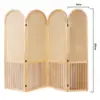 180cm high, 50cm wide [4 panels] - Natural wood color