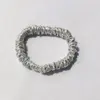 light grey silk scrunchies