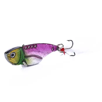 Zinc Alloy Electroplated Vib Lure Live Bait with Hooks 11g for Pike & Mackerel Sea Fishing Long Casting – Hooks – view 5