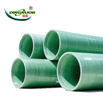 Precision winding process High quality FRP pipe Large diameter deodorizing sewage pipe Municipal cable protection FRP pipe