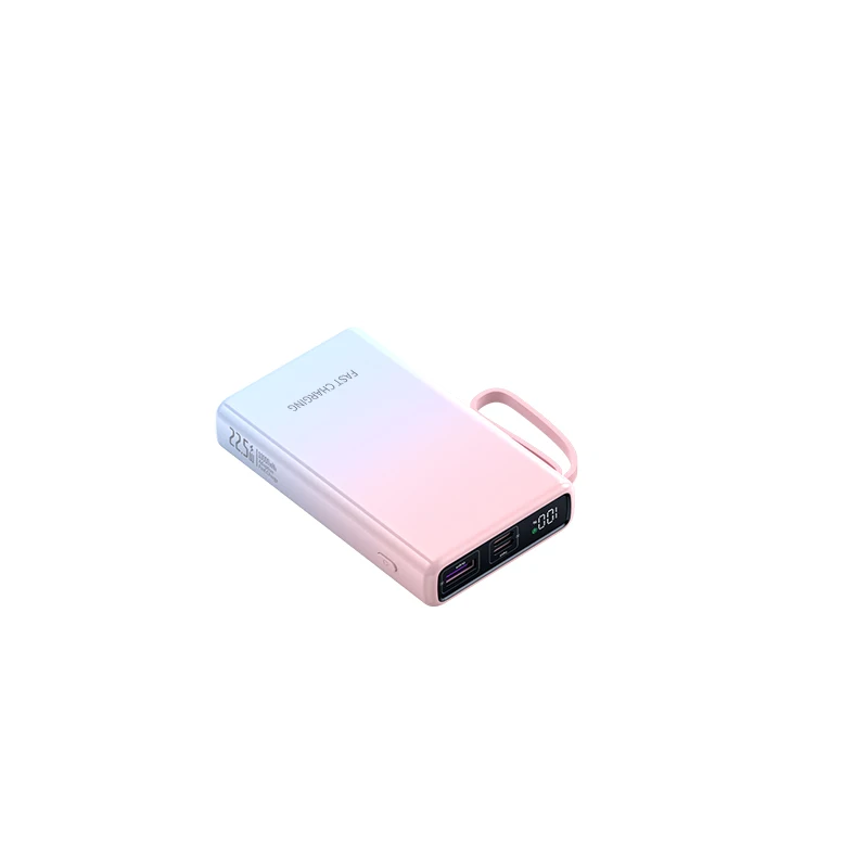Colorful Rainbow Power Bank 10000mAh 20000mAh PD 22.5W Fast Charge Portable Mobile Phone Charger