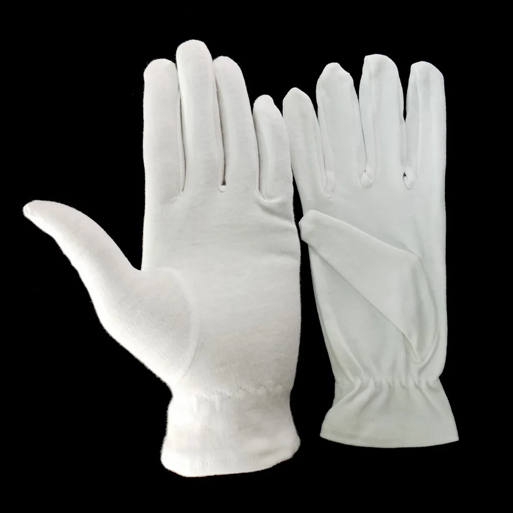 Сильная практичность многоразовая подходящая кожа белый уход за красотой Вождение хлопковые перчатки для рук для экземы