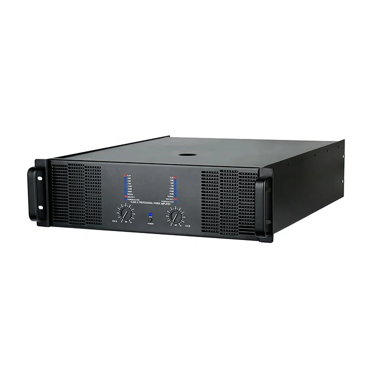 High Power Class H 3U Professional Amplifier for Audio Sound Systems CA Series