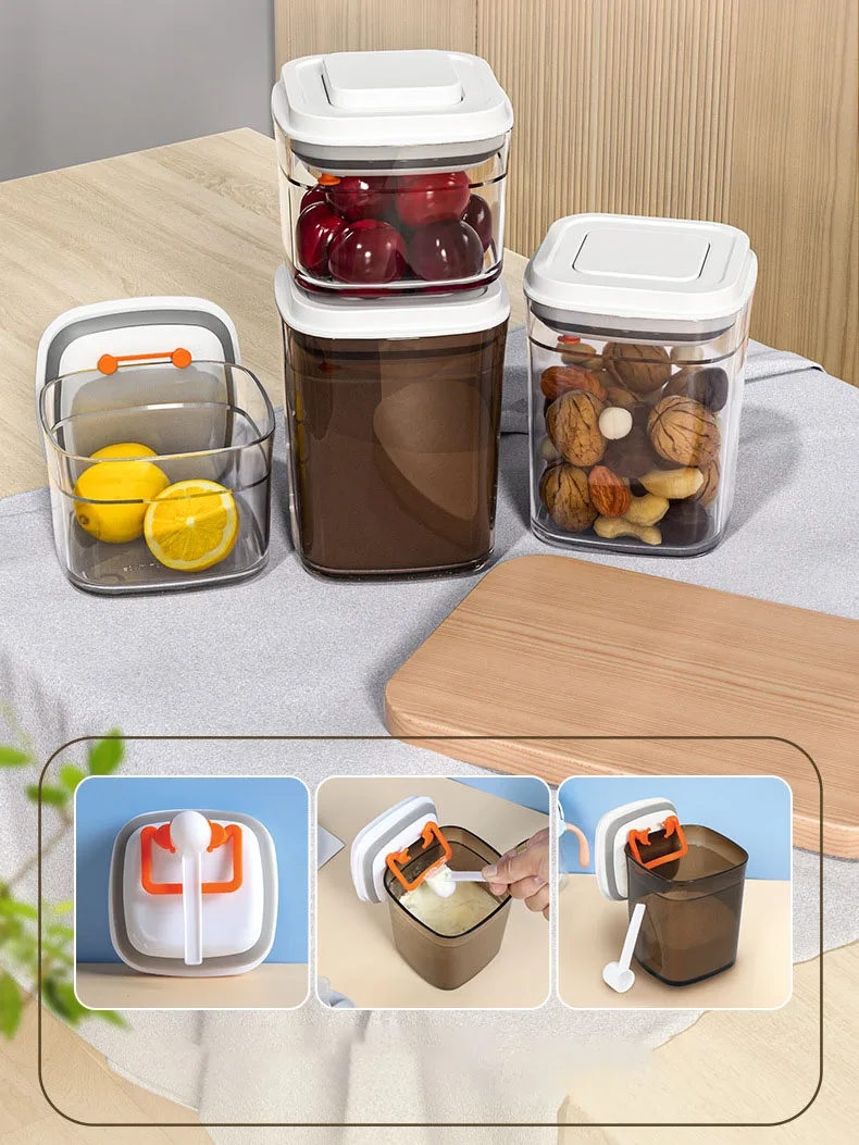 Food-grade container storage airtight rectangular food storage containers food container storage Eco Friendly