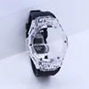 Transparent case black strap