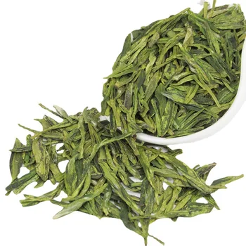 New Harvest West Lake Dragon Well Green Tea Leaves Xihu Longjing Green Tea Leaf Organic Hangzhou Long Jing Dragon Well Green Tea