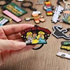 Llavero esmaltado personalizado de dibujos animados/anime